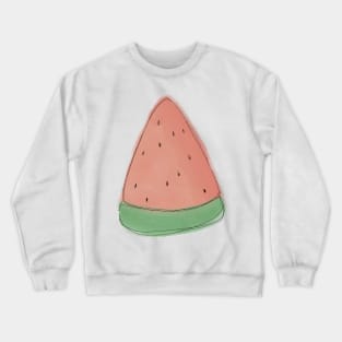 lil watercolor watermelon Crewneck Sweatshirt